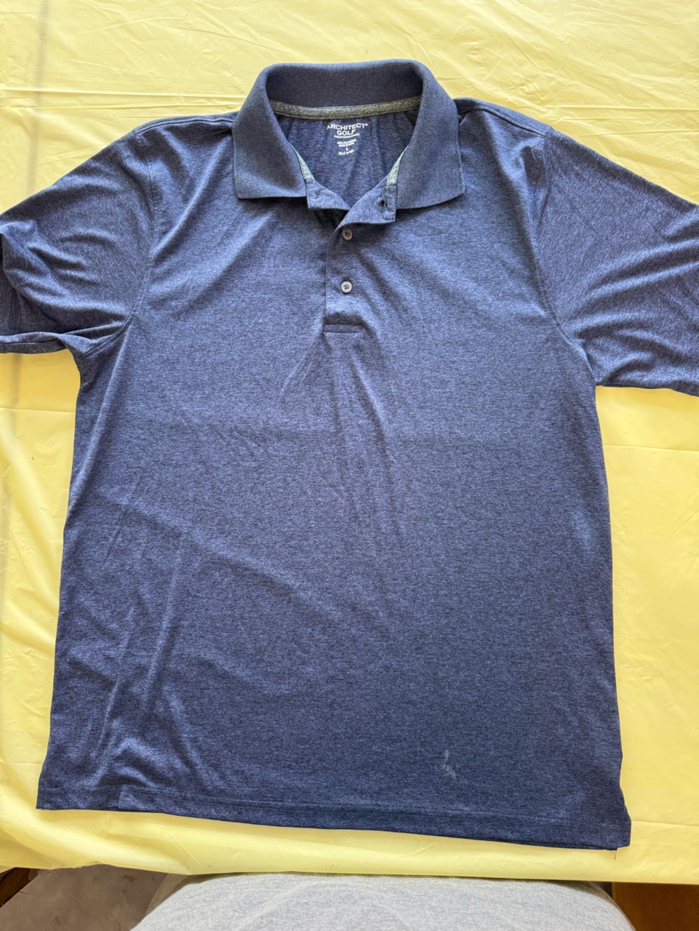 Architect Men's Polo Shirt - Navy Blue Heather
